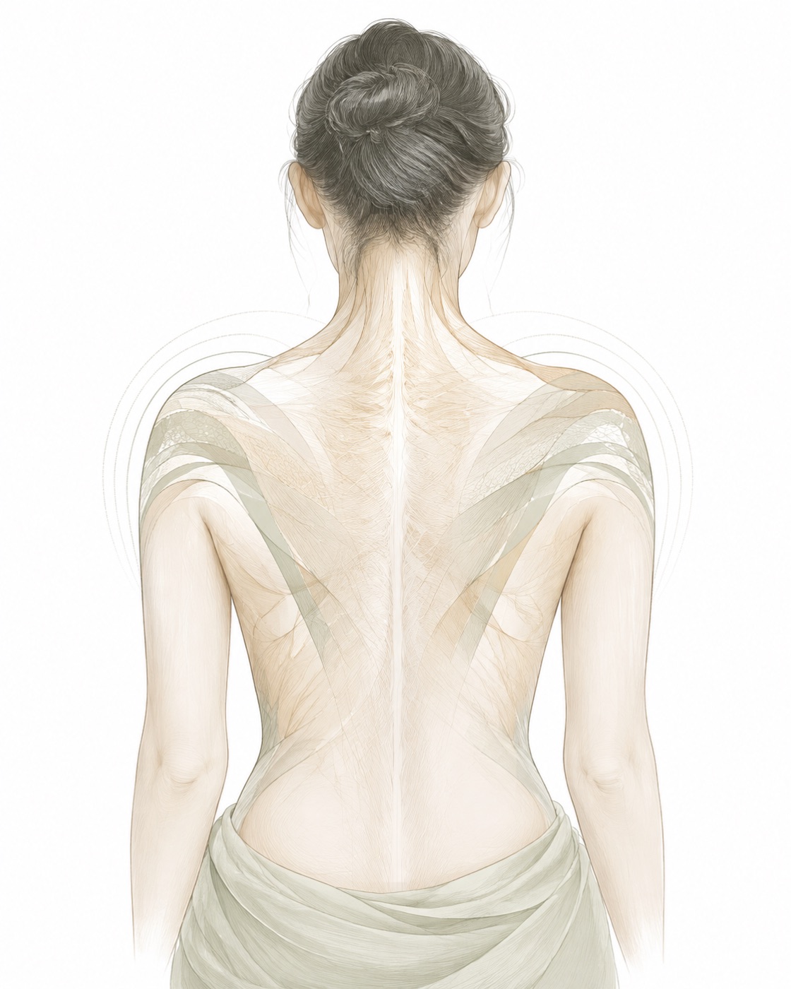 現場から見たたるみ｜接骨院で4年、自費の整体に移って分かったことのイラスト - 美容整体ReLUMI天王寺